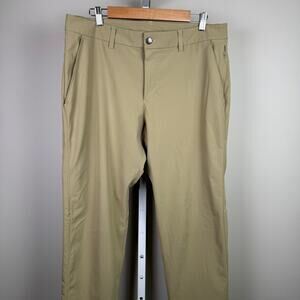 Lululemon ABC Khaki Long Pants Men's Size 34